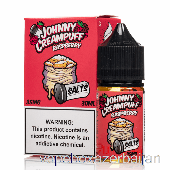 Vape Box Azerbaijan Raspberry - Johnny Creampuff Salts - 30mL 35mg